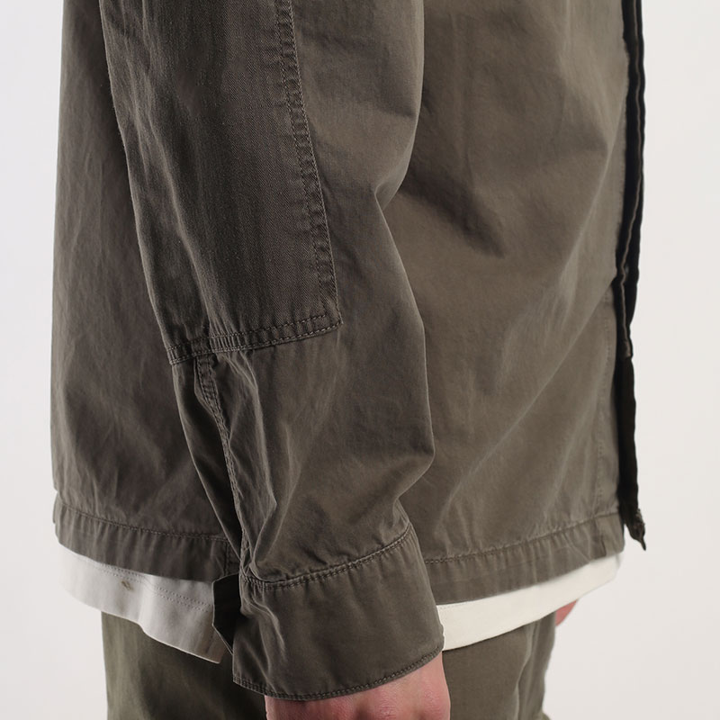 мужская зеленая куртка Alpha Industries Contrast Shirt Jacket MJC53003C1OG1107grn - цена, описание, фото 6